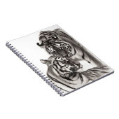 Aanraken - Handgeschilderd Origineel Tijger Kunstw Notitieboek (Rechterzijde)