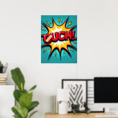 AANRAKEN! Pop Art Comic Explosion Poster (Thuiskantoor)