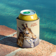 Aanrakend moment tussen moeder Giraffe & kalf