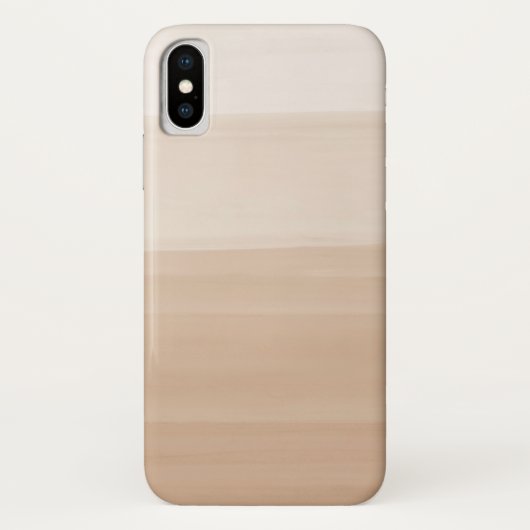 Aanrakende warme beige aquarel abstract #1 Case-Mate iPhone case (Achterkant)