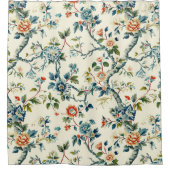 Aanraking van bloemmotief decoratief in het oog sp douchegordijn (Voorkant)