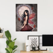 Aanraking van de Herfst Elf Poster (Thuiskantoor)