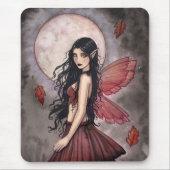 Aanraking van de herfst Fairy Mousepad Muismat (Voorkant)