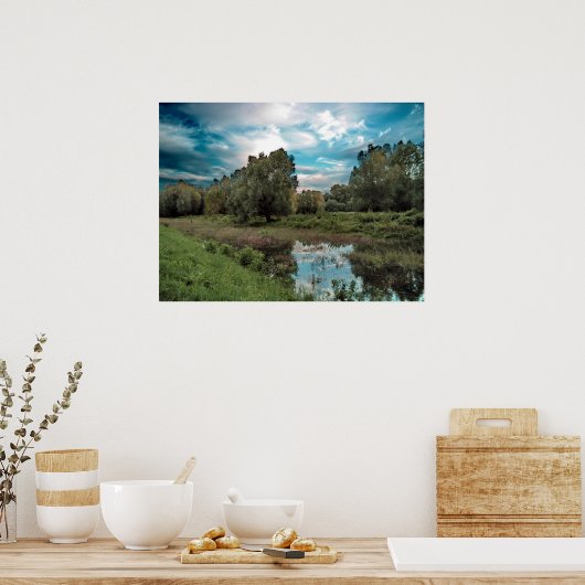 Aanraking van de Magische Stof Poster (Keuken)