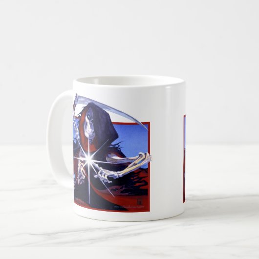 Aanraking van de Mok van de dood (Voorkant links)