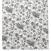 Aanraking van Elegance Tuin Toile Douchegordijn (Voorkant)