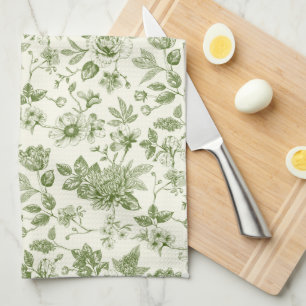 Aanraking van Elegance Tuin Toile Theedoek
