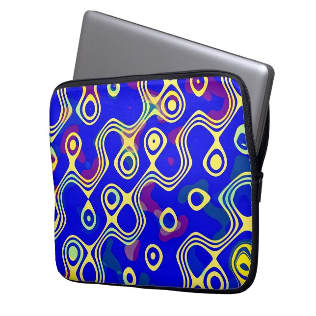Aanraking van Geel Laptop Sleeve (Voorkant Links)