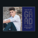 Aanraking van het Briefkaart van de Aankondiging v<br><div class="desc">Moderne en stijlvolle afstuderen aankondiging/uitnodiging van Berry Berry Sweet Design. Bezoek onze designshowroom op www.berryberrysweet.com voor stijlvolle design voor kantoorbenodigdheden en persoonlijke cadeaus!</div>