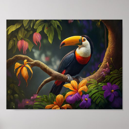 Aanraking van het regenwoud poster (Voorkant)