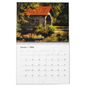 Aanraking van landkalender-bloemen in laarzen kalender (Jan 2026)