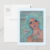 Aanraking van lentemeermin-briefkaart door Renee L Briefkaart (Voorkant / Achterkant)