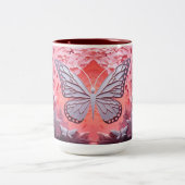 Aanraking van Natuur in elke slok: 3D Vlinder Mok (Center)