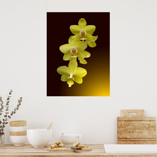 Aanraking van oosterse poster (Keuken)