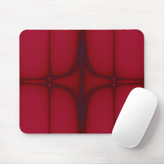 Aanraking van Red Mousepad Muismat (Met muis)