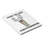 Aanraking van Romance: een vreedzame Valentijnsdag Notitieblok (Schuin)