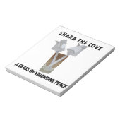 Aanraking van Romance: een vreedzame Valentijnsdag Notitieblok (Linkerzijde)