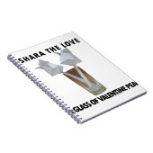 Aanraking van Romance: een vreedzame Valentijnsdag Notitieboek (Rechterzijde)