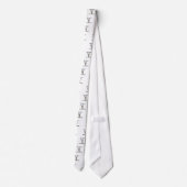 Aanraking van Romance: een vreedzame Valentijnsdag Stropdas (Achterkant)