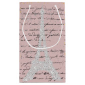 Aanraking van Silver 2 Eiffeltoren Klein Cadeauzakje (Achterkant)