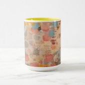 Aanraking van Sky Blue Abstract Design-Mok Mok (Midden)