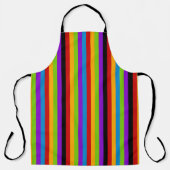 Aanraking van zwarte regenboog schort (Voorkant)