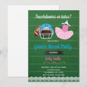 Aanrakingen of tutu's uitnodiging (Voorkant / Achterkant)