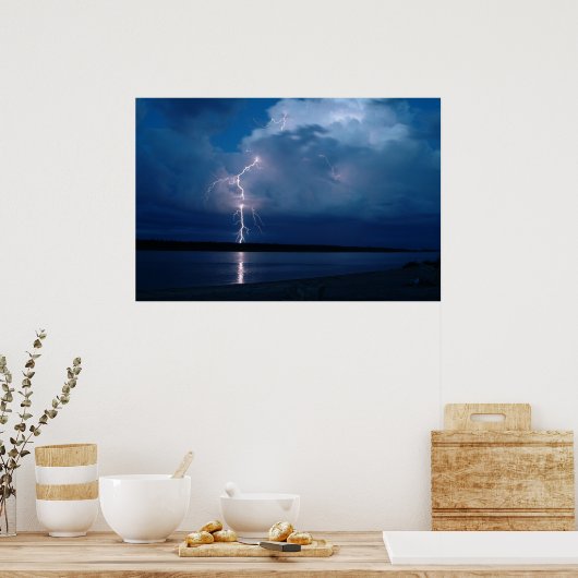 Aanscherping - Riviere La Grande - Chisasibi Quebe Poster (Keuken)