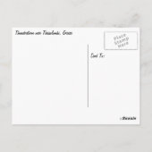 Aanscherping/storm Thessaloniki Briefkaart (Achterkant)