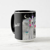 Aanschouw de bruidegom komt koffie Mok (Voorkant links)