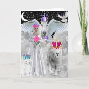 Aanschouw de bruidegom komt Wenskaart Kaart