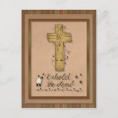 Aanschouw het Lam Christelijk Briefkaart (Voorkant)