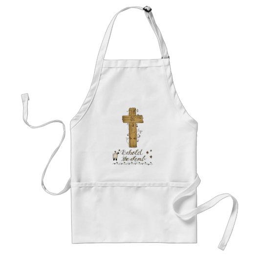 Aanschouw het Lam Christelijk Schort (Voorkant)
