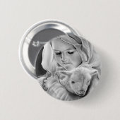 Aanschouw het Lam Gods Button (Voorkant /achterkant)