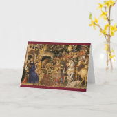 Aanschouwing door de Wijzen Middenlandse Kerstmis Kaart (Gele Bloem)