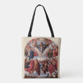 Aanschouwing van de Drie-eenheid door Albrecht Dür Tote Bag (Achterkant)