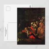 Aanschouwing van de Herders door Caravaggio Ansich Briefkaart (Voorkant / Achterkant)
