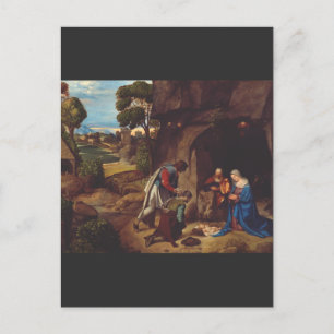 Aanschouwing van de herders door Giorgione Briefkaart