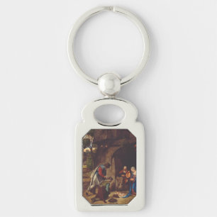 Aanschouwing van de herders door Giorgione Sleutelhanger