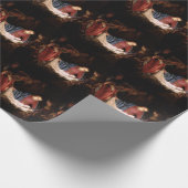 Aanschouwing van de Herders door Honthorst Cadeaupapier (Hoek)