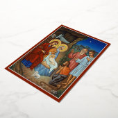 Aanschouwing van de herders folie uitnodiging (Gedraaid)