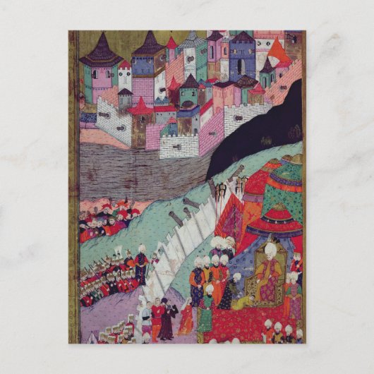 Aanslag op Belgrado in 1521 Briefkaart (Voorkant)