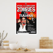 Aanslag op de Bobo-kast Zombies Poster (Keuken)