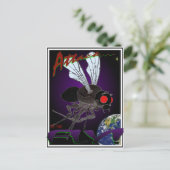 Aanslag op de vlucht briefkaart (Staand voorkant)