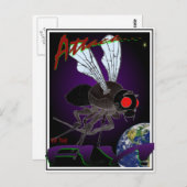 Aanslag op de vlucht briefkaart (Voorkant / Achterkant)