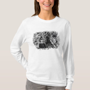 Aanslag op een aardappelwinkel in Ierland, c.1845 T-shirt
