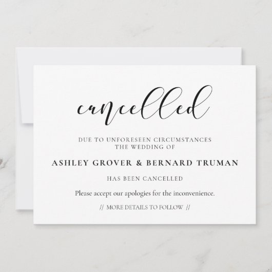 Aanslagkaart geannuleerde evenementen kaart (Voorkant)