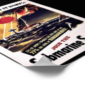 Aansluiten bij de onderzeese dienst poster (Hoek)