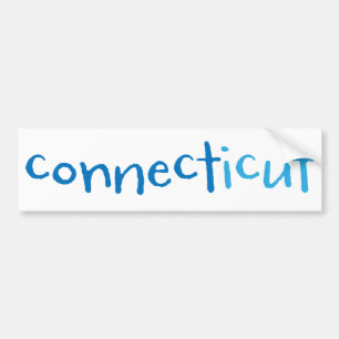 Aansluiten in Connecticut bumpersticker