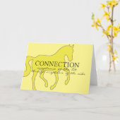 AANSLUITING 5x7 WENSKAART Kaart (Gele Bloem)